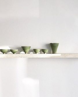 And here they are in Geneva: Details will follow, stay tuned! Tea bowls, bowl and jar - all hand thrown, different shapes, different sizes. 2019.