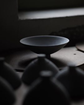Soazza: Studioscene - one week ago. I made some delicate bowls in three different shapes and sizes from black porcelain. These were the first works that I made in my studio in Soazza for the first firing in my new kiln. Very happy with the result - soon I will show you the pieces here. At the moment they are shown in my old rooms in Soazza where I work until the end of August. Visits are welcome Friday 12-6 and by appointment. #ceramics #ceramic #tea #bowl #porcelain #handmade #craft #minimalism #happy #black #style #art #zurich #zen #fineart #lifestyle #makersgonnamake #shadow #simple #elegant #tableware #helgaritschceramics #contemporaryceramics #gallery #exhibition #porcelain #excellence #object