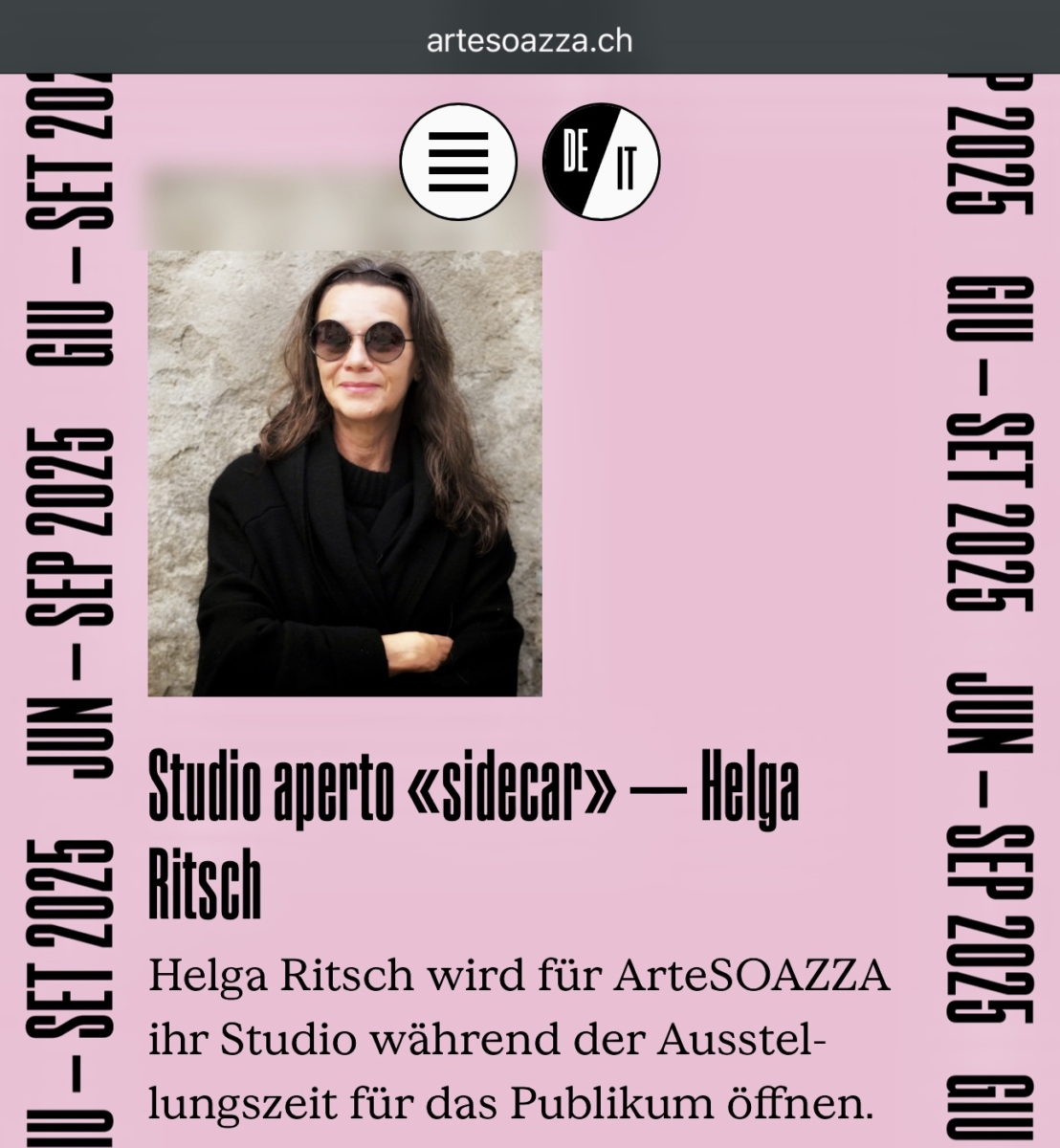 summerstudio 2025 – studio aperto an der arteSOAZZA/GR.